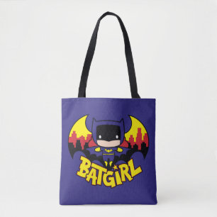 Bolsa Tote Chibi Batgirl Com Skyline & Logo Gotham