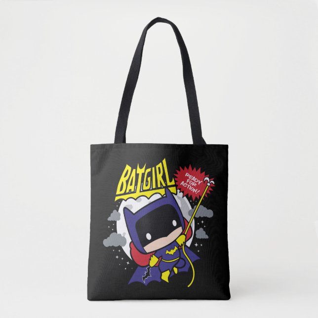 Bolsa Tote Chibi Batgirl Pronto Para Ação (Frente)