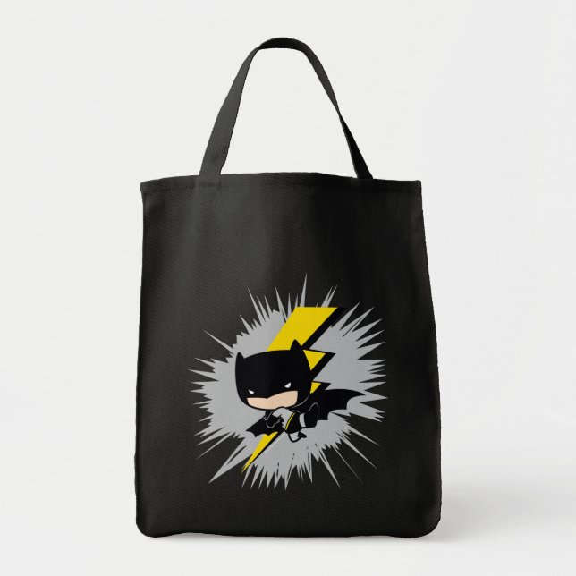 Bolsa Tote Chibi Batman Lightning Kick (Frente)