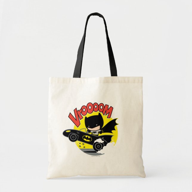Bolsa Tote Chibi Batman No Batmobile (Frente)