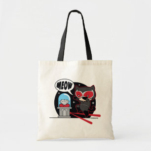 Bolsa Tote Chibi CatWomen Roubando Um Diamante