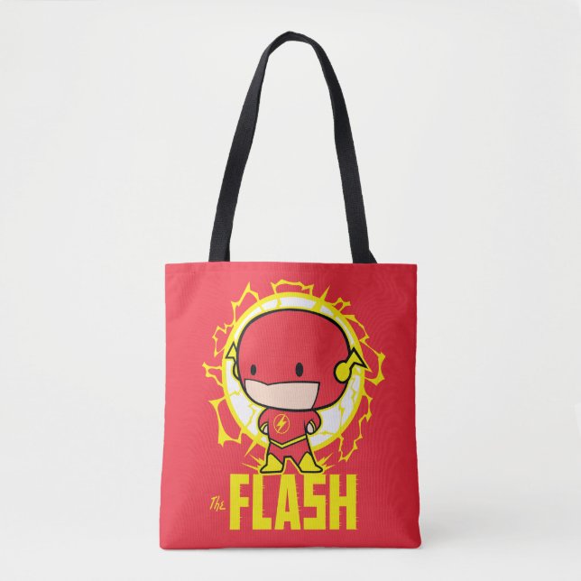 Bolsa Tote Chibi Flash com eletricidade (Frente)