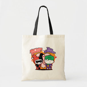 Bolsa Tote Chibi Harley Quinn & Chibi Joker Hearts
