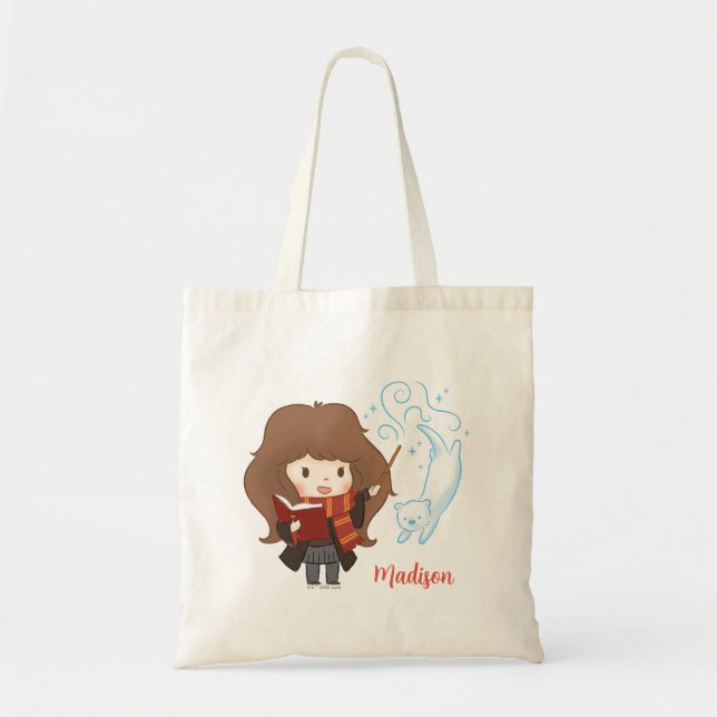 Bolsa Tote Chibi Hermione Granger Patronus (Frente)