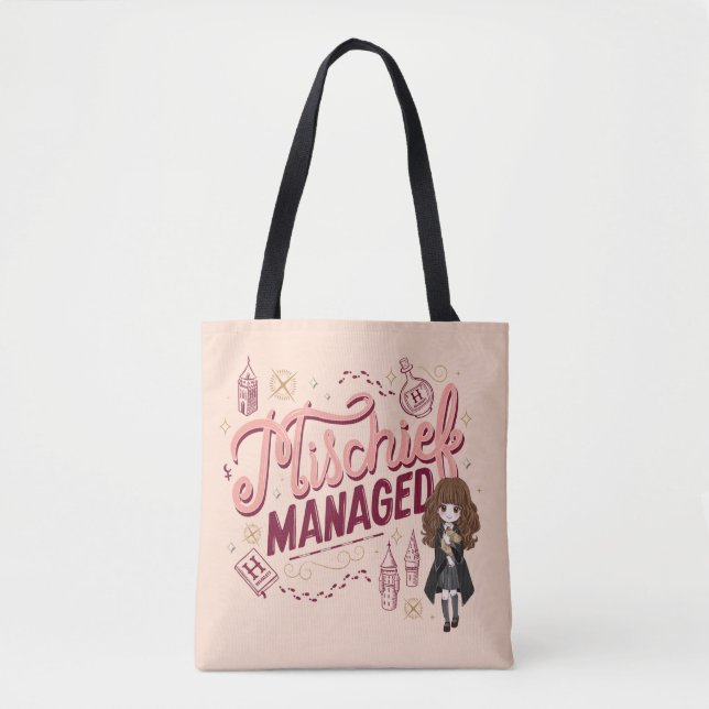 Bolsa Tote Chibi Hermione "Mal Gerido" (Frente)