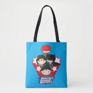 Bolsa Tote Chibi Justice League of America Stars