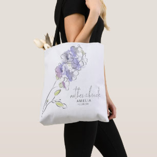 Bolsa Tote Chic Floral Wedding Madre Bride Blackberry ID695