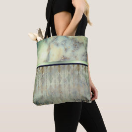 Bolsa Tote Chic Mcil Marble Verde Harlequin