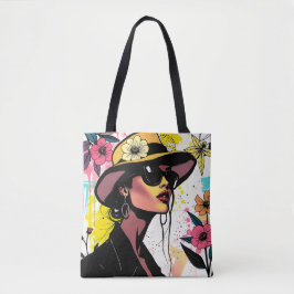Bolsa Tote Chic Pop Floral Dueto