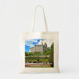 Bolsa Tote Chic Scottish Sutherland Clan's Dunrobin Castle