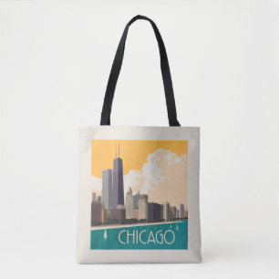 Bolsa Tote Chicago   Linha Skyline Moderna