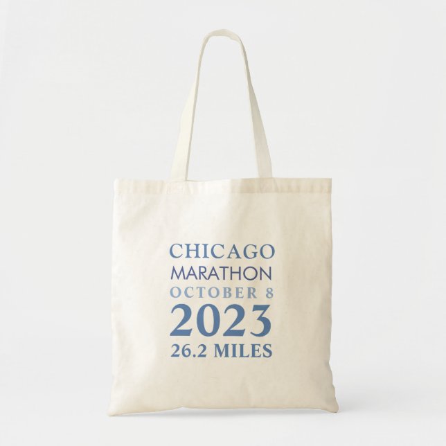 Bolsa Tote Chicago Marathon 2023 Tote Bag (Frente)