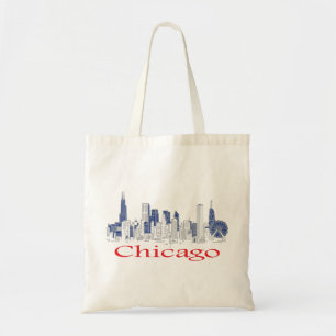Bolsa Tote Chicago-Skyline