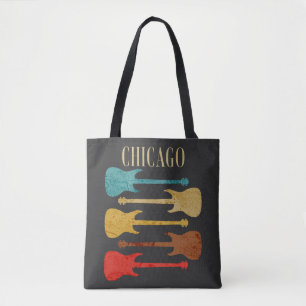 Bolsa Tote Chicago Vintage Guitars Festival Souvenir