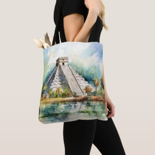 Bolsa Tote Chichen Itza, Esticado