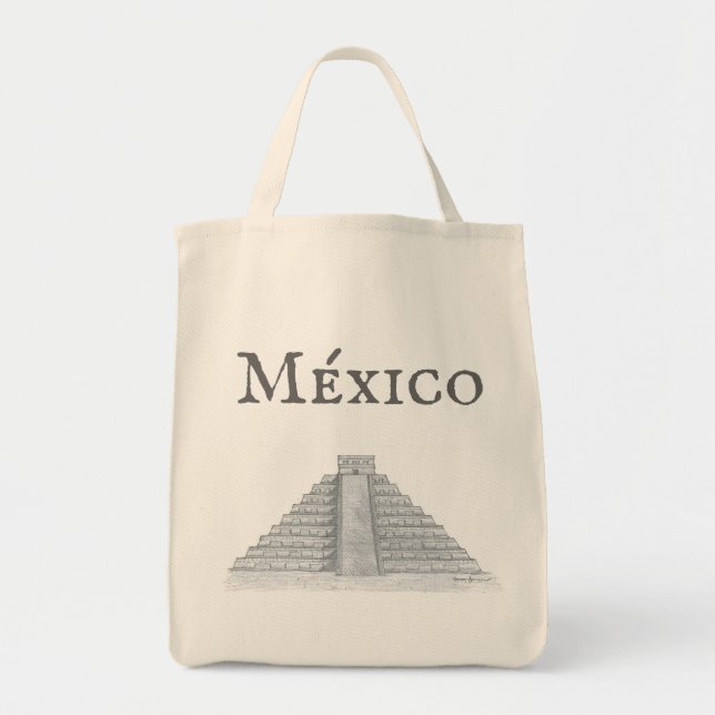 Bolsa Tote Chichén Itzá, ‎ Yucatn, México (Frente)
