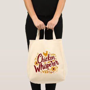 Bolsa Tote Chicken Whisperer Rustic Farmhouse Cottagecore