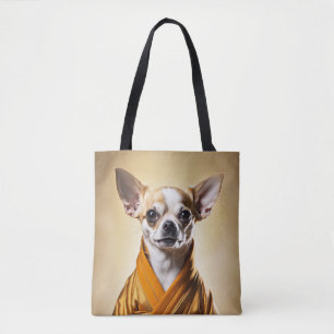 Bolsa Tote Chihuahua budista