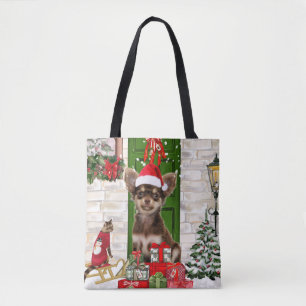 Bolsa Tote Chihuahua Dog Natal