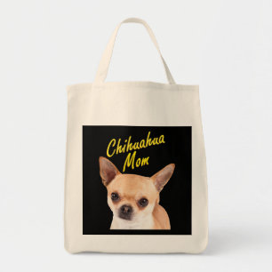 Bolsa Tote Chihuahua Mãe Presente para Proprietários de Cacho