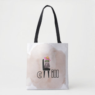 Bolsa Tote Chill Vibes Monkey   Design de Cartoon Engraçado R