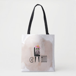 Bolsa Tote Chill Vibes Monkey | Design de Cartoon Engraçado R