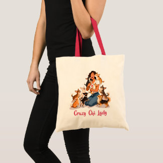 Bolsa Tote Chimigos - Crazy Chi Lady - Chihuahua