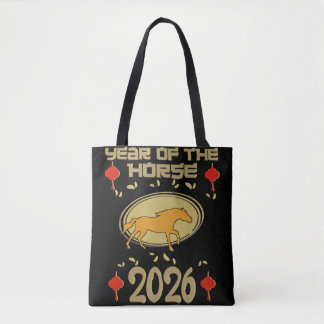 Bolsa Tote china 2026 Jahr des Pferdes