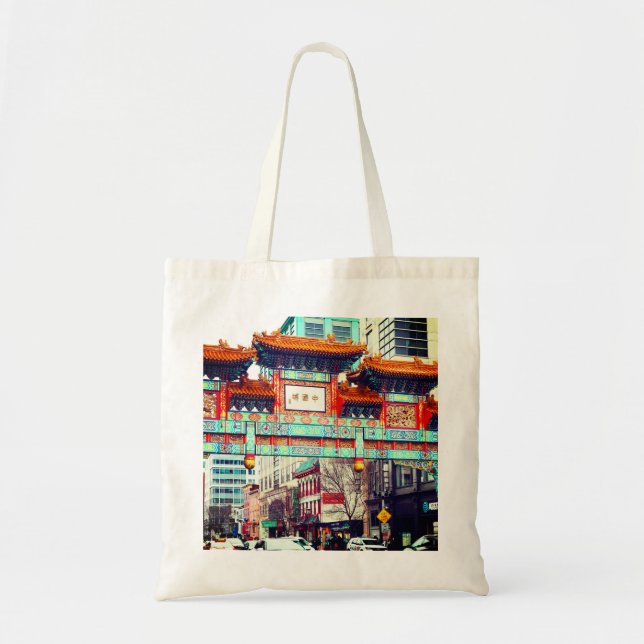Bolsa Tote Chinatown. Washington, DC, EUA (Frente)