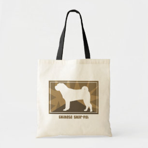 Bolsa Tote Chinês da terra Shar Pei