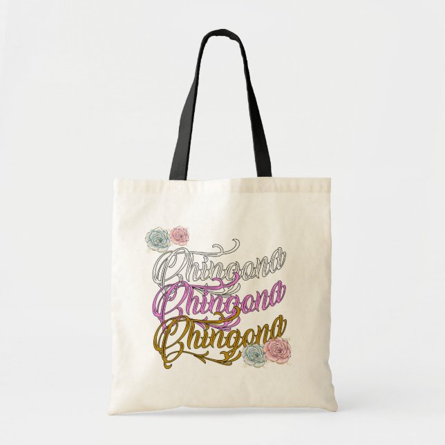 Bolsa Tote Chingona Comprando saco de tote (Frente)