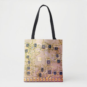 Bolsa Tote Chip de silicone retro