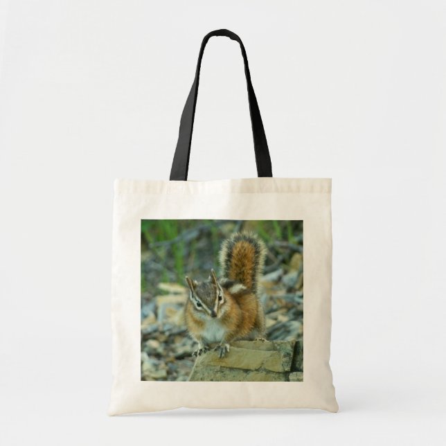 Bolsa Tote Chipmunk no Parque Nacional Glacier (Frente)