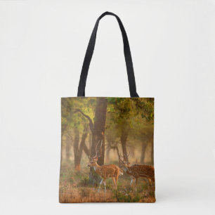 Bolsa Tote Chital or cheetal, Axis axis, spotted deers or axi