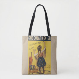 Bolsa Tote Chocolat Menier Little Girl Escrevendo