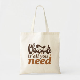 Bolsa Tote Chocolate É Tudo O Que Você Precisa