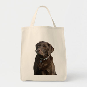 Bolsa Tote Chocolate Laboratório Cachorro Cachorro Cachorro M