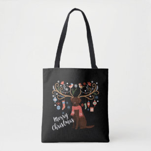 Bolsa Tote Chocolate Labrador Cão de Retriever