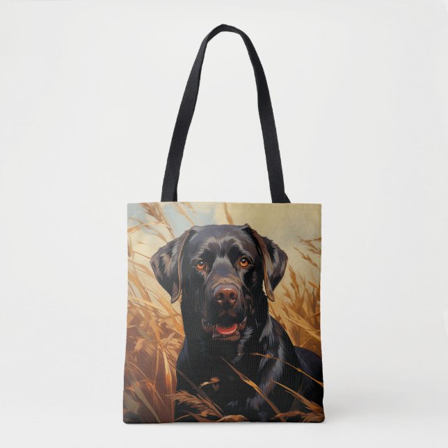 Bolsa Tote Chocolate Labrador Retriever (Frente)