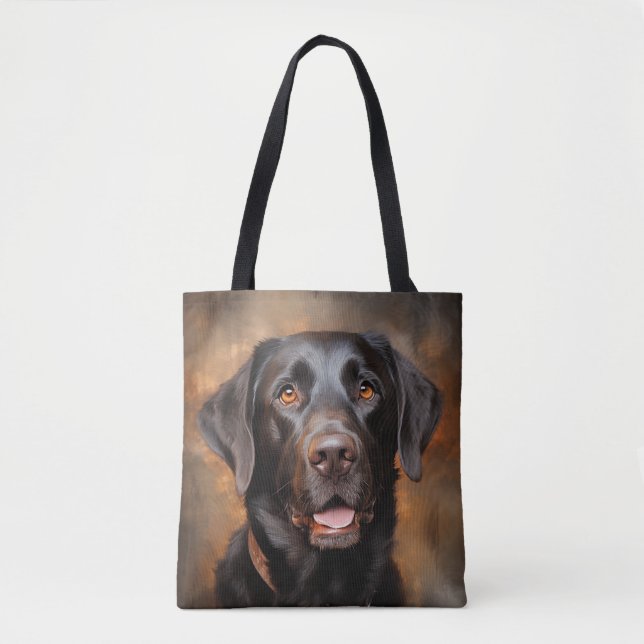 Bolsa Tote Chocolate Labrador Retriever (Frente)