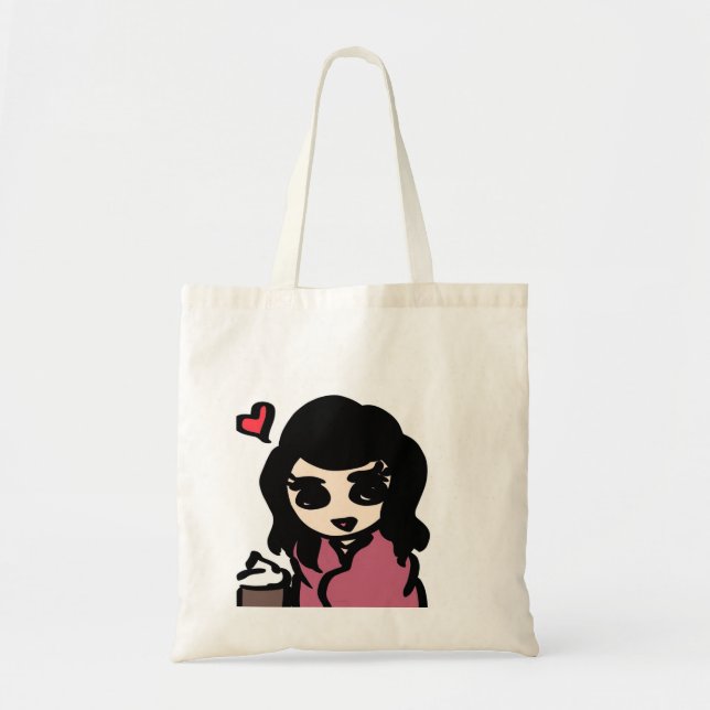Bolsa Tote Chocolate quente do amor (Frente)