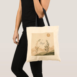 Bolsa Tote Choose Joy Botanical Tote Bag | Minimalist Boho Ca