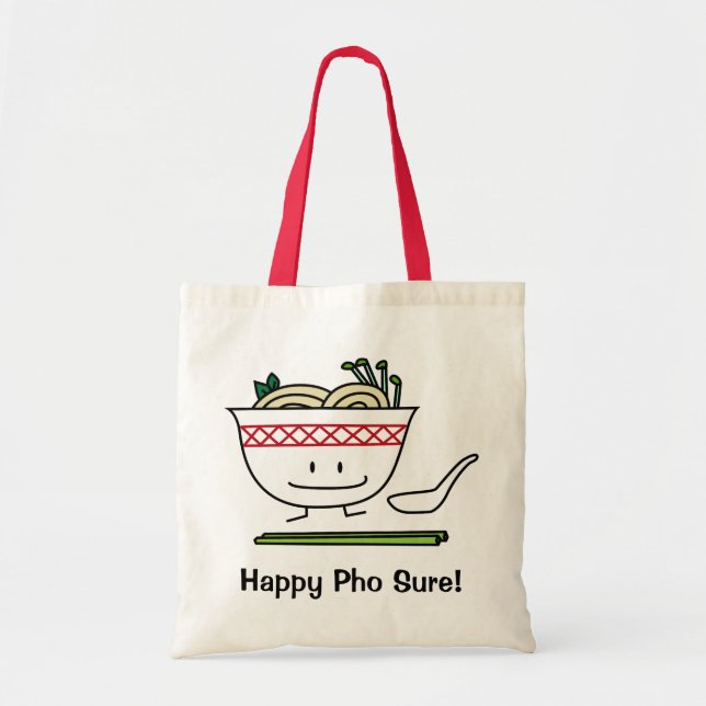 Bolsa Tote Chopsticks da colher de sopa de Vietnam da bacia (Frente)