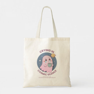 Bolsa Tote Chorando no Silêncio Cósmico – Fantasma Existencia