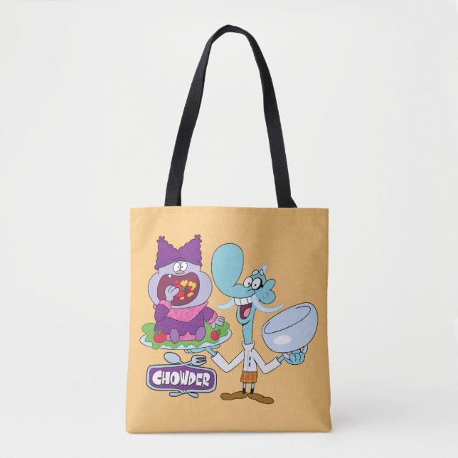 Bolsa Tote Chowder e Mung Daal (Frente)