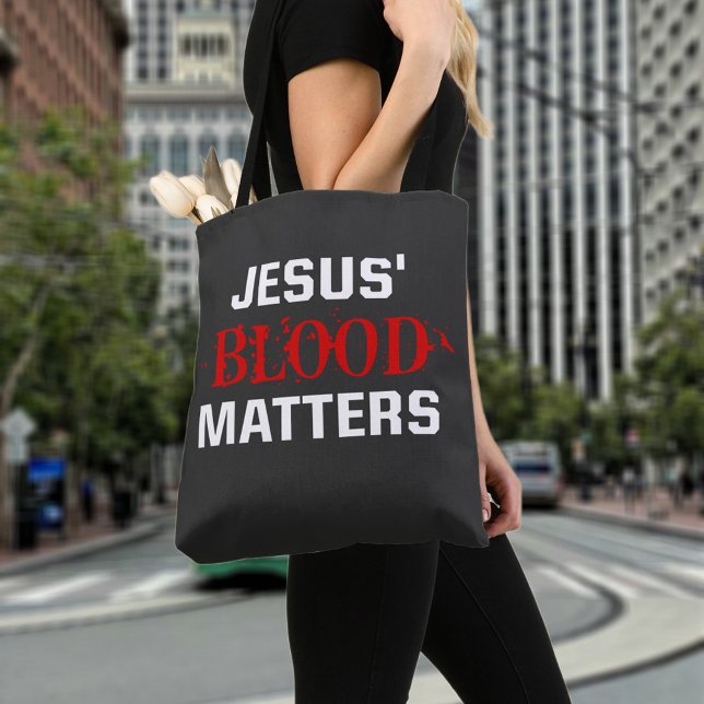 Bolsa Tote Christian Cote Jesus Sangue Importa Bíblia Verdade (Criador carregado)