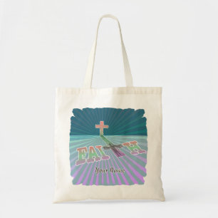Bolsa Tote Christian Faith Cross