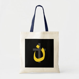 Bolsa Tote Christian Nazarene Symbol Solidarity Cross Bold
