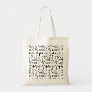Bolsa Tote Christian Pattern