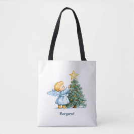 Bolsa Tote Christmas Angel Sweet and Heartfelt Personalize